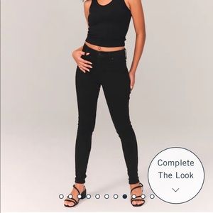 Abercrombie high rise jean legging